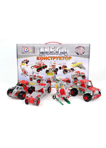 Конструктор металевий Мегауніверсал 381 деталь в асортименті 4364 ТехноК Тех4364 (370653615)