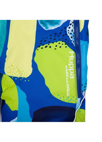 Синяя детский зимний комбинезон orion, р.80, синий с принтом () Huppa 36300030-14635-080