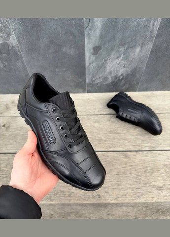 Черные демисезонные мужские кроссовки No Brand