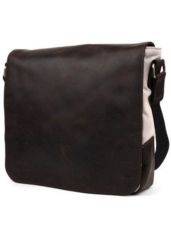 Мужская кожаная сумка через плечо 30х32х7,5 см TARWA (315871037)