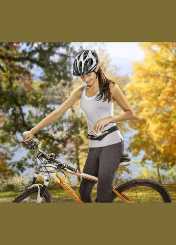 Сумка на пояс для бега спорта фитнеса бананка фиолетовая No Brand (335039608)