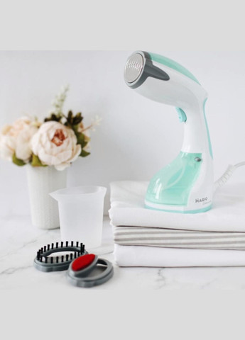 Вертикальный ручной отпариватель Маgio МG-326 паровой утюг для глажки одежды Бирюзовый 1200 Вт Magio (307359188)