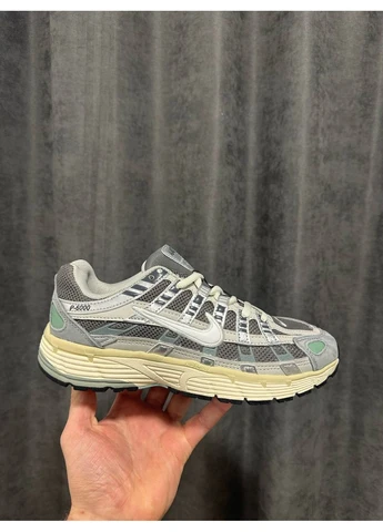 Комбіновані кросівки чоловічі nike p-6000 flat pewter найк п-6000 демісезон No Brand
