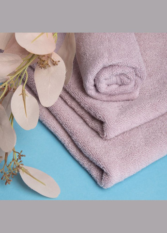 Рушник серветка махровий 30х70 Ніжність щільність 500 г/м2 бавовна пудра дл обличчя та рук IDEIA пудровий
