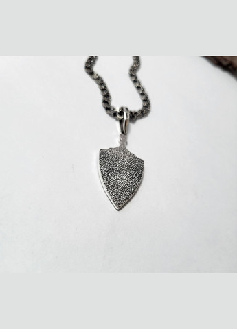 Серебряная подвеска оберег амулет Щит с Мечом черненное серебро 925 пробы (АРТ.89044ч) 4.40г No Brand (306741445)