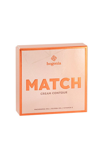 Контур для обличчя кремовий Match Cream Contour (BG653), 001 Коричневий Bogenia (325268811)