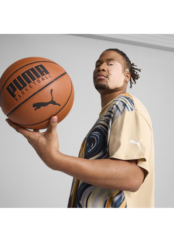Бежевая футболка dylan exhibit basketball tee men Puma