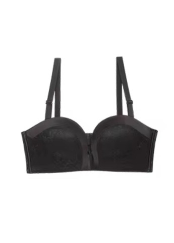 Чёрный бралетт женский бюстгальтер с эффектом push up elegant dream (1844-70-01) Finetoo без косточек
