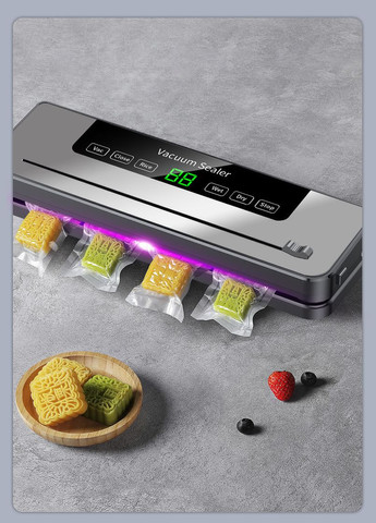 Вакууматор для сухих та вологих продуктів з функцією УФ-стерилізації та режимом Sous Vide No Brand (322639915)