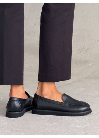 Жіночі анатомічні лофери kerstin | чорні (358204559)