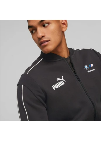Чорна демісезонна куртка bmw motorsport mt7 track jacket black 538117-01 m Puma