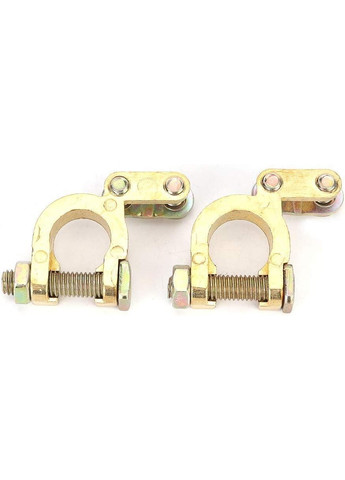 Клеми акумуляторні (набір «плюс» і «мінус») автомобільні золотий (R051632) Icar (368833830)