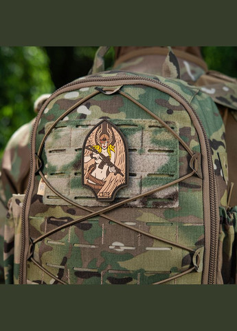 Нашивка Пика Валькирия PVC coyote M-TAC (315047337)