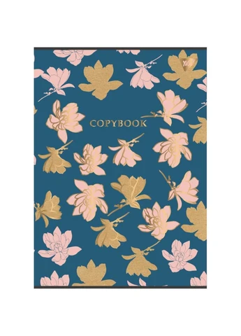 Тетрадь уч. " " 48л.# /764360/ "PASTEL FLOWERS" мат. ВДЛ+софт-тач+фольга золото (5/100) Yes (392424693)