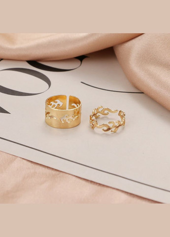 Набор колец 2шт с огнем пламени регулируемые парные кольца для двух влюбленных No Brand (340463721)