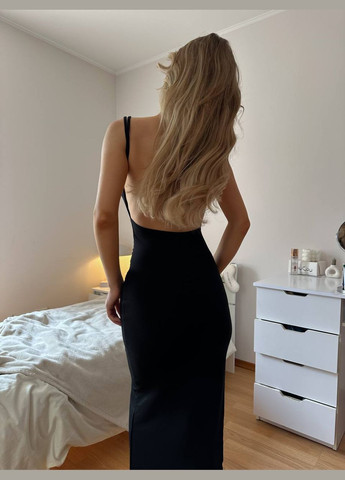 Черное невероятное платье Luna