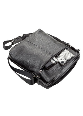 Сумка мужская через плечо кожаная 11122 Черный Shvigel (302008547)