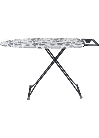 Гладильная доска ALPINE 110 х 33 см моноблок Серые листья (EH11033M-3) EUROHOME (322127314)