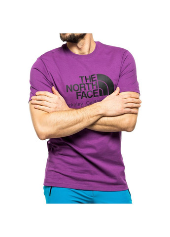 Фіолетова футболка berkeley californiа nf0a55gelv11 The North Face