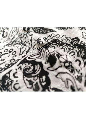 Білий сукня міді з принтом Zara