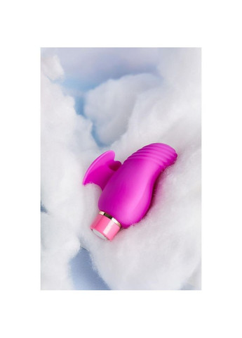 Вибратор на палец с рельефом Aria, силиконовый, розовый Blush (297399874)