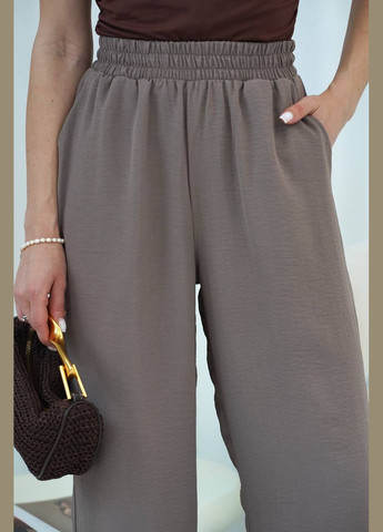 Жіночі штани палаццо з високою талією MonCher (333655203)