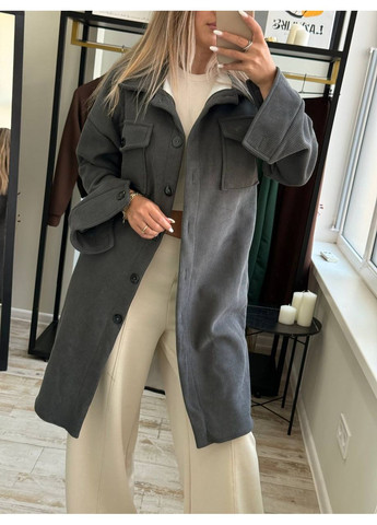 Графитовый демисезонный кардиган MonCher