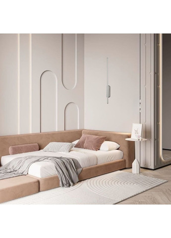 Настінний світильник/бра 14W 60см срібний (86-W8001A (600) SL) No Brand (370069504)