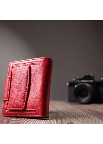 Яркий кошелек для женщин с карманом для монет из натуральной кожи 22726 st leather (393220572)