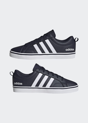 Синій Літні кросівки vs pace 2.0 3-stripes branding synthetic nubuck adidas