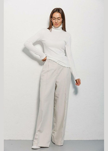 Гольф женский трикотажный молочный MKAR32990-1 Modna KAZKA (336934192)