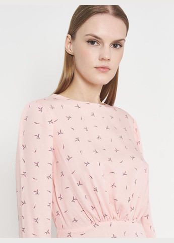 Розовое платье демисезон,розовый в узоры,suit`u Suit'u