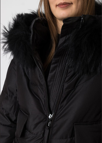 Черный зимний Пуховик Towmy