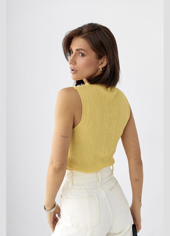 Майка с вырезом в форме сердца Lurex — 333967840