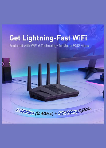 OpenWRT VPN роутер GLiNet Flint 2 GL-MT6000 GL.iNet (315423479)