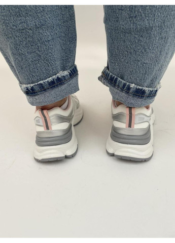 Жіночі стильні кросівки білі (B007) No Brand білі демісезони (360965436)