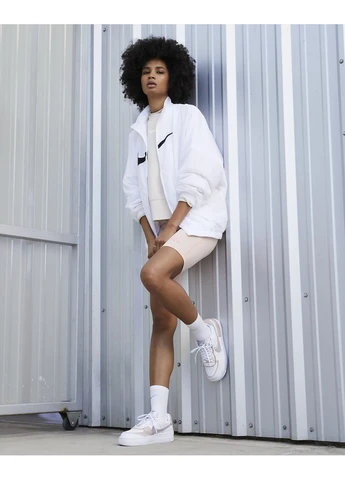 Кроссовки W Air Force 1 Shadow White/Peach CI0919-113 Nike комбинированные всесезоны (399374425)
