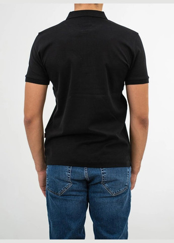 Черная футболка-поло мужское для мужчин Hugo Boss с логотипом