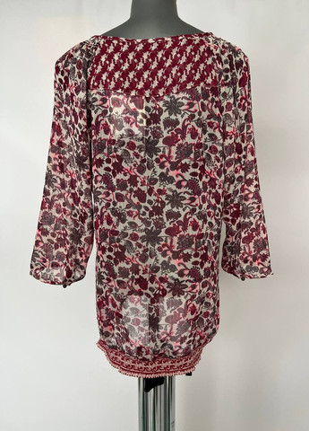 Розовая блуза розово-черный Tom Tailor