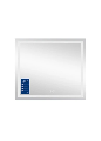 Зеркало Mideya (MI1) 800х700 с LED-подсветкой Touch, с антизапотеванием, с диммером QT2078NCF8070W Qtap (396804459)