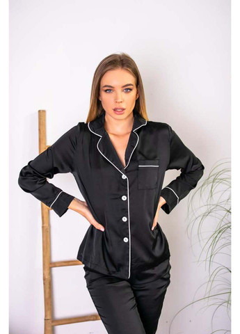 Чорна всесезон піжама Модельєр