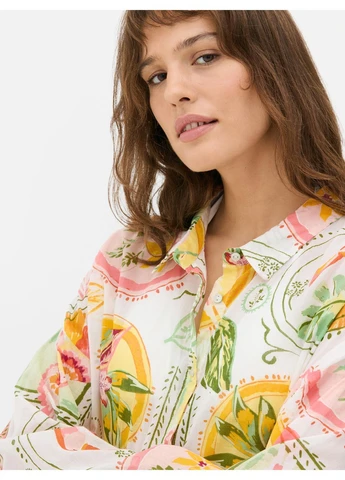 Белая блуза лето,белый в узоры, Primark