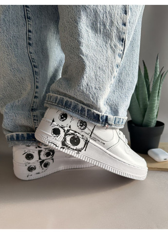 КРОСІВКИ ЖІНОЧІ NIKE AIR FORCE 1 LOW X COMME DES GARCONS SUPREME НАЙК АІР ФОРС 1 ПРЕМІУМ No Brand комбіновані демісезони (368859825)