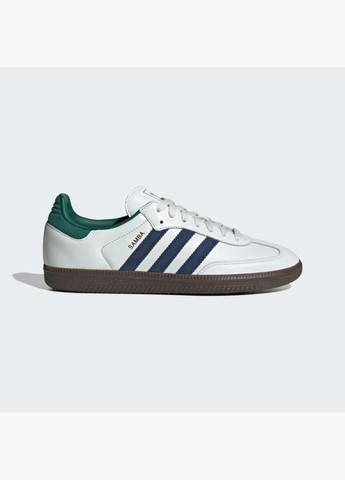 Білі кросівки чоловічі samba og shoes white ih4882 adidas