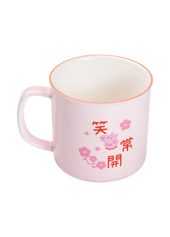 Чашка фарфоровая Peppa Pig 400 мл розовая розовая HP-15-13 Yiwu (369654017)
