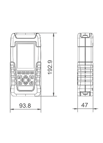 Портативний рефлектометр Grandway FHO1000-D28 1310/1550 нм, 28/26 дБ, з опціями PM, VFL, LS Grand Way (299337710)