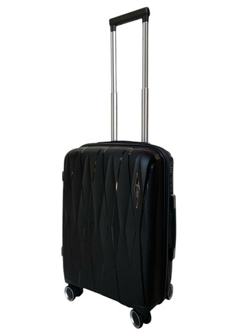 Чемодан малый под ручную кладь S Madisson 51103 полипропилен Черный Snowball (328389016)