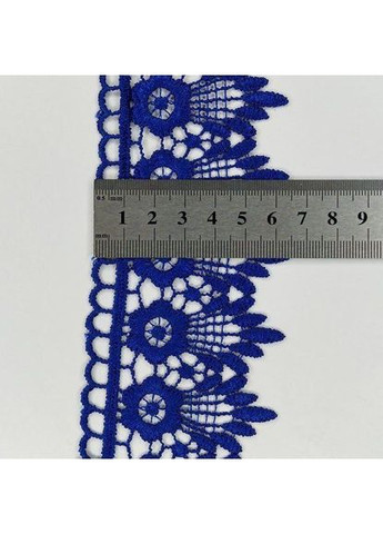 Мереживо макраме 6,5см (20м) Колір - Синій електрик (05-XR13023-13) Plus-plus (352749816)