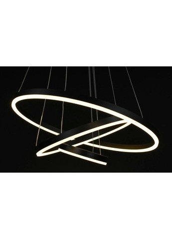 Люстра светодиодная подвесная LED светильник для квартиры на потолок лэд 27777 Черный 25-180х60х60 см. Sunnysky (324396132)