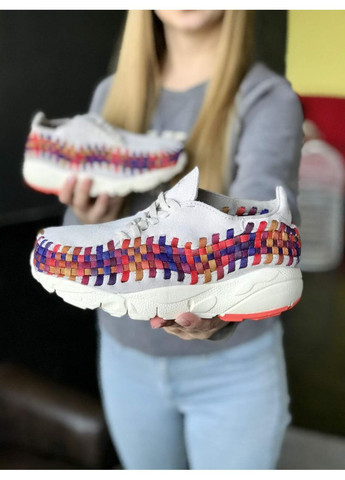 КРОСІВКИ ЖІНОЧІ NIKE FOOTSCAPE WOVEN GREY COLORS НАЙК No Brand сірі демісезони (367170014)